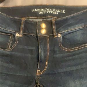 American Eagle stretch artist crop jeans